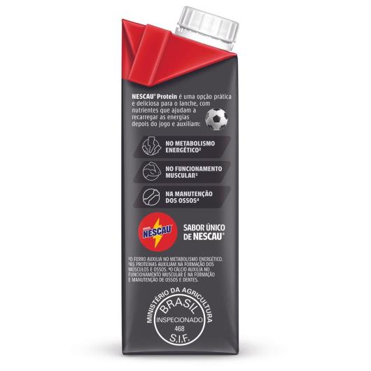 Bebida Láctea Chocolate 15g de Proteínas Nescau Protein 250ml - Imagem em destaque
