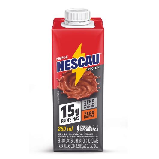 Bebida Láctea Chocolate 15g de Proteínas Nescau Protein 250ml - Imagem em destaque