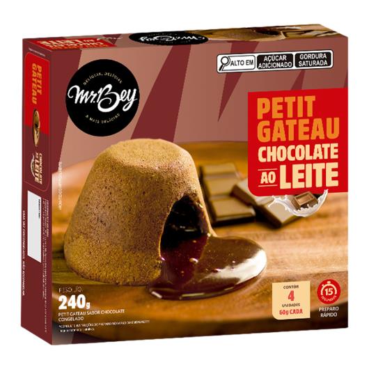 Petit Gâteau Chocolate ao Leite Mr.Bey Caixa 240g 4 Unidades - Imagem em destaque
