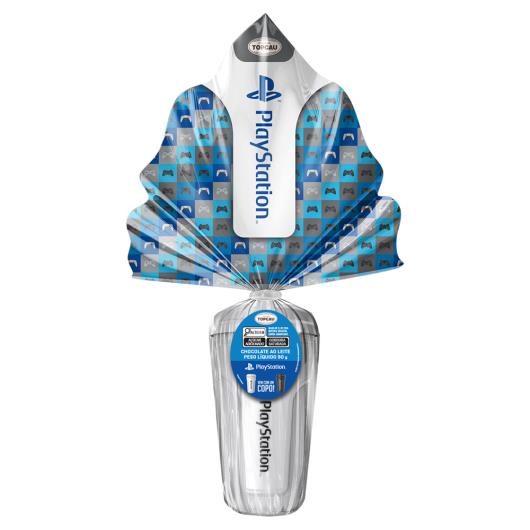 Ovo de Páscoa ao Leite PlayStation Topcau 90g Vem com Um Copo - Imagem em destaque
