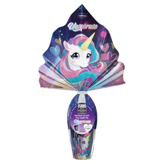 Ovo de Páscoa ao Leite Unicórnio Topcau 90g Vem com Um Copo - Imagem em destaque