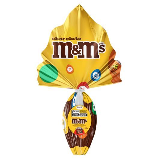 Ovo de Páscoa ao Leite com Confeitos de Chocolate ao Leite M&M's Topcau 190g Vem com M&M's 20g - Imagem em destaque