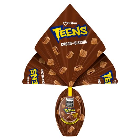 Ovo de Páscoa ao Leite Choco + Biscuit Teens Marilan 140g - Imagem em destaque