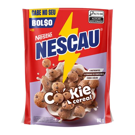 Cereal Matinal Cookie Nescau Sachê 80g - Imagem em destaque