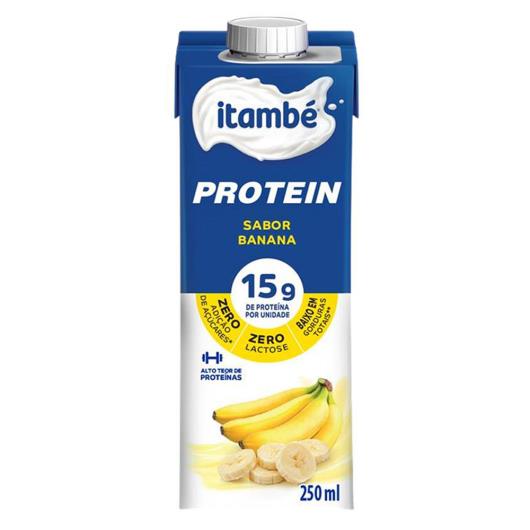 Bebida Láctea Banana 15g de Proteínas Zero Lactose Itambé Protein 250ml - Imagem em destaque