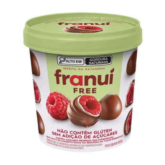 Framboesa com Chocolate Vegetal Free Franuí Pote 150g - Imagem em destaque