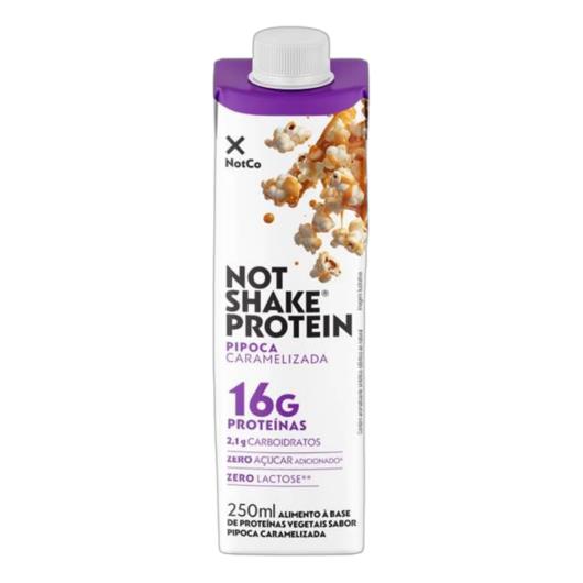Alimento Vegetal Pipoca Caramelizada 16g de Proteínas Not Milk Not Shake Protein 250ml - Imagem em destaque