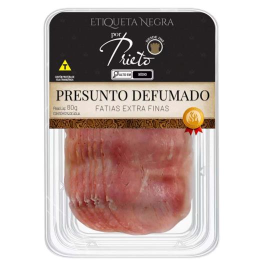 Presunto Defumado Prieto Fatiado 80g - Imagem em destaque