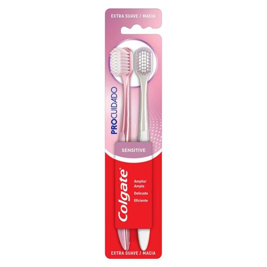 Escova Dental Sensitive Pro Cuidado Extramacia Colgate 2 Unidades - Imagem em destaque