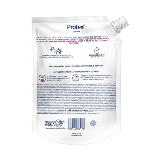 Sabonete Líquido Antibacteriano Cream Protex Refil 900ml Embalagem Econômica - Imagem em destaque