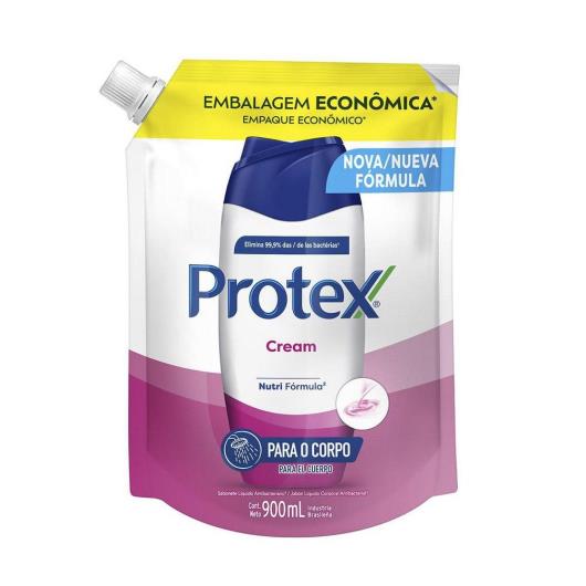 Sabonete Líquido Antibacteriano Cream Protex Refil 900ml Embalagem Econômica - Imagem em destaque