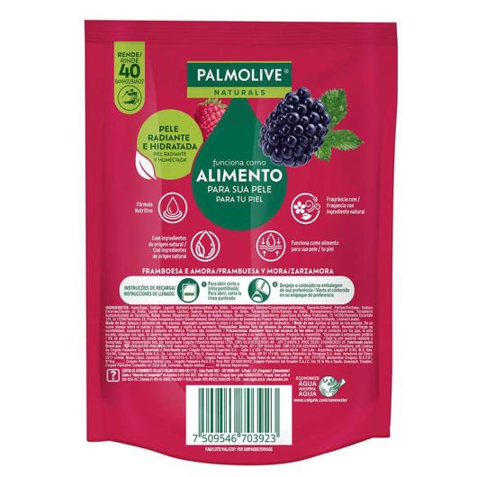 Sabonete Líquido Nutritivo Framboesa e Amora Palmolive Naturals Refil 200ml - Imagem em destaque