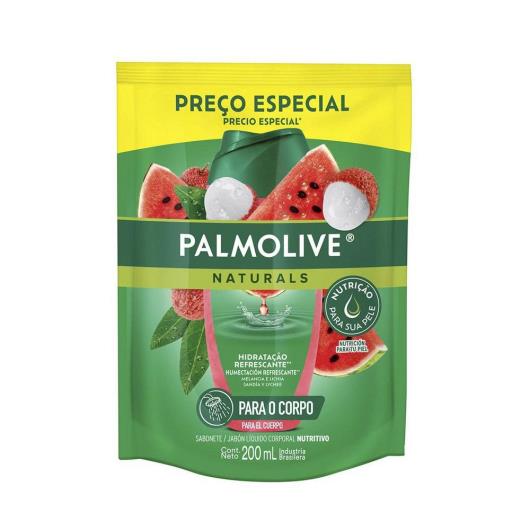 Sabonete Líquido Nutritivo Melancia e Lichia Palmolive Naturals Refil 200ml - Imagem em destaque