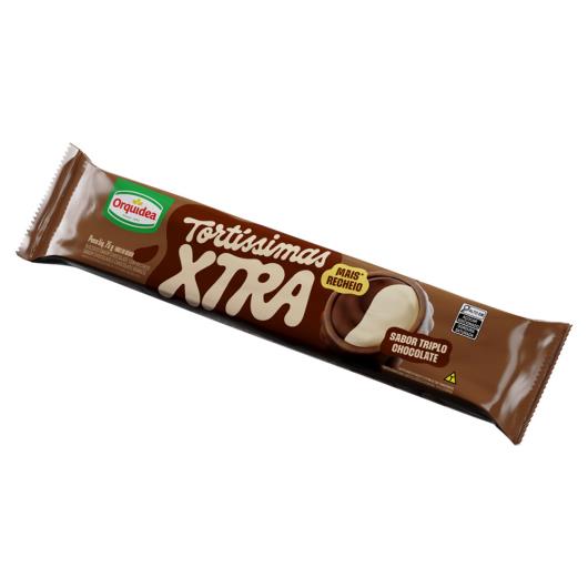 Biscoito Triplo Chocolate Orquídea Tortíssimas Xtra 75g - Imagem em destaque