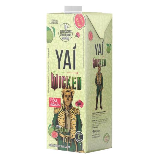 Chá Hibisco Sabor Goiaba Zero Açúcares Yaí Wicked 1l - Imagem em destaque