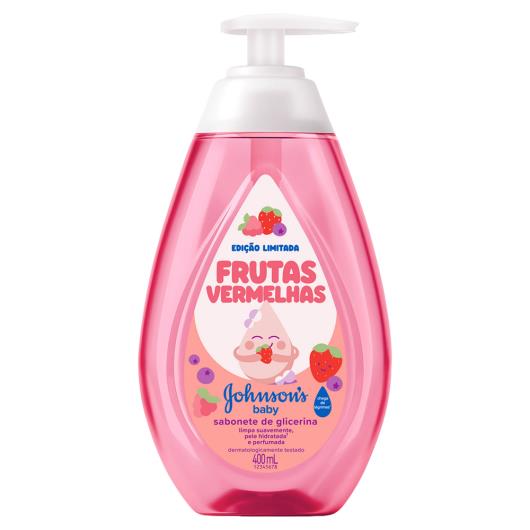 Sabonete Líquido da Cabeça aos Pés Frutas Vermelhas Johnson's Baby Frasco 400ml - Imagem em destaque