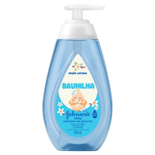 Sabonete Líquido da Cabeça aos Pés Baunilha Johnson's Baby Frasco 200ml - Imagem em destaque