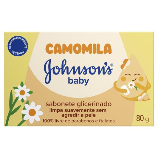 Sabonete em Barra Camomila Johnson's Baby Caixa 80g - Imagem em destaque