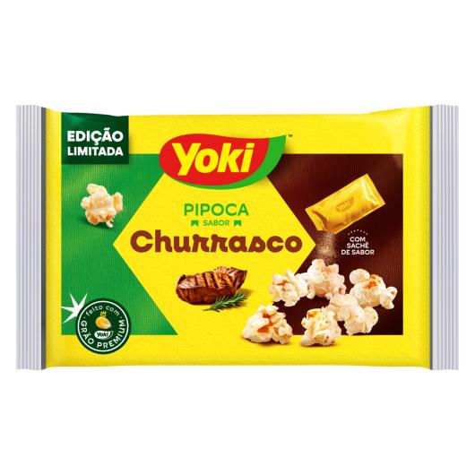 Pipoca para Micro-Ondas Churrasco com Sal Yoki 90g Edição Limitada - Imagem em destaque