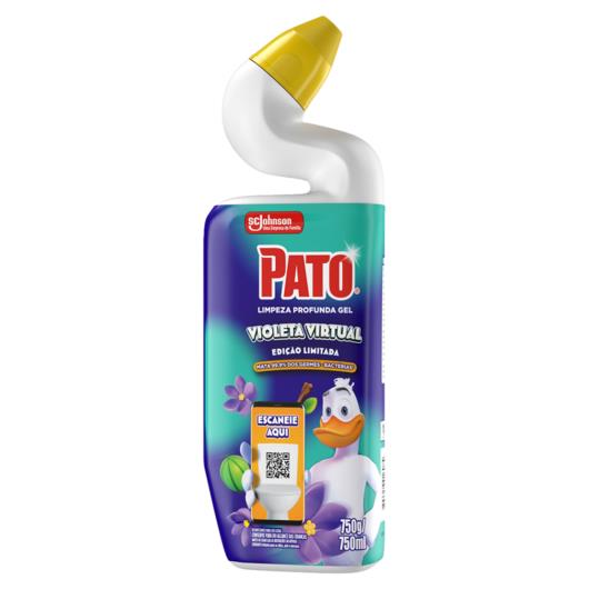 Desinfetante Uso Geral Limpeza Profunda Violeta Virtual Pato Squeeze 750ml - Imagem em destaque