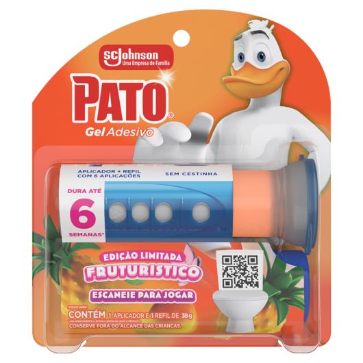 Detergente Sanitário Gel Adesivo Fruturístico Pato Aplicador + Refil 38g - Imagem em destaque
