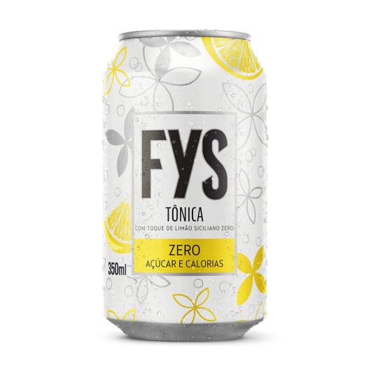 Água Tônica com Toque de Limão Siliciano Zero Açúcar Fys Lata 350ml - Imagem em destaque