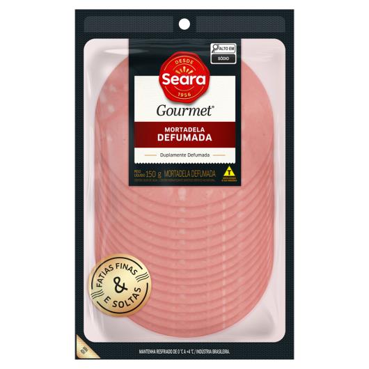 Mortadela Defumada Seara Gourmet Fatiada 150g - Imagem em destaque