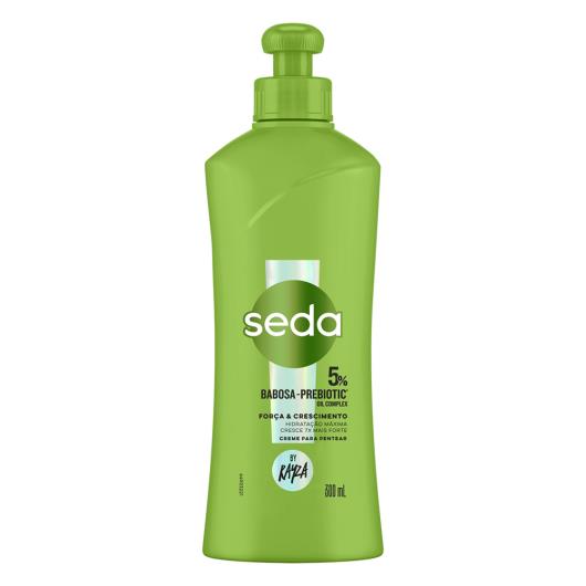 Creme para Pentear Força & Crescimento Babosa Prebiotic Seda by Rayza Frasco 300ml - Imagem em destaque