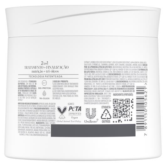 Máscara de Tratamento Nutrição + Tri-Óleos Dove Pote 320g - Imagem em destaque