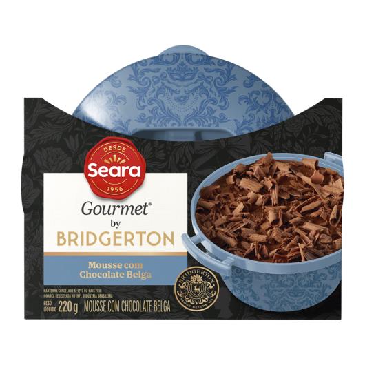 Mousse Chocolate Belga by Bridgerton Seara Gourmet Congelado Pote 220g - Imagem em destaque