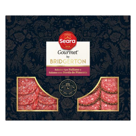 Kit Salame Italiano + com Borda de Pimenta by Bridgerton Seara Gourmet Fatiados 80g Cada - Imagem em destaque