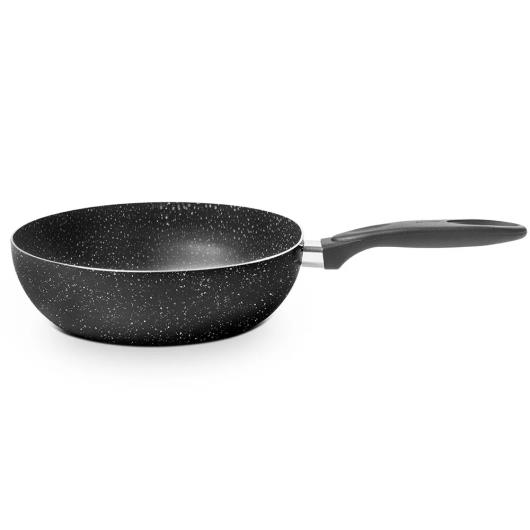 Wok Suprema Preta Brinox Ceramic Life 24cm 2,3l - Imagem em destaque