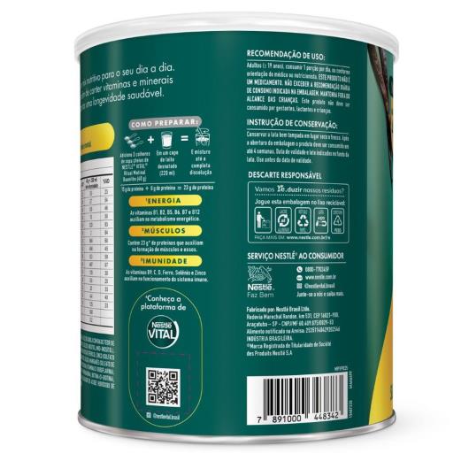 Suplemento Alimentar em Pó Baunilha Ritual Matinal 40+ Nestlé Vital Lata 720g - Imagem em destaque