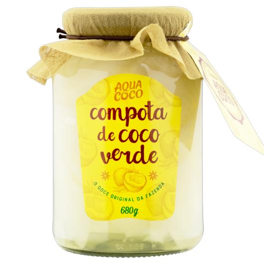 Compota de Coco Verde Acqua Coco Vidro 680g - Imagem em destaque