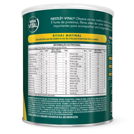 Suplemento Alimentar em Pó sem Sabor Ritual Matinal 40+ Nestlé Vital Lata 720g - Imagem em destaque