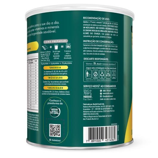 Suplemento Alimentar em Pó sem Sabor Ritual Matinal 40+ Nestlé Vital Lata 720g - Imagem em destaque