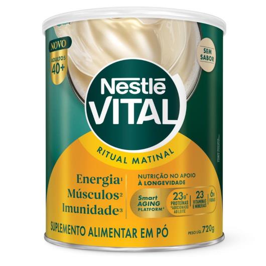 Suplemento Alimentar em Pó sem Sabor Ritual Matinal 40+ Nestlé Vital Lata 720g - Imagem em destaque
