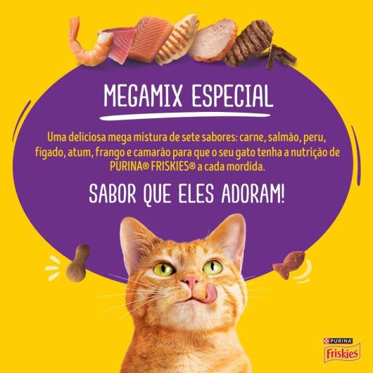 Ração para Gatos Adultos Megamix Purina Friskies Pacote 850g - Imagem em destaque