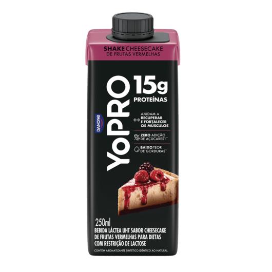 Bebida Láctea Cheesecake de Frutas Vermelhas 15g de Proteína Yopro 250ml - Imagem em destaque