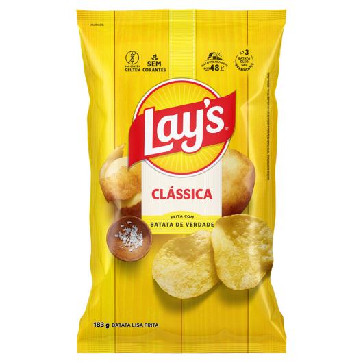Batata Lisa Clássica Lay's Pacote 183g - Imagem em destaque