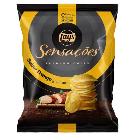 Batata Lisa Frango Grelhado Lay's Sensações Pacote 35g - Imagem em destaque