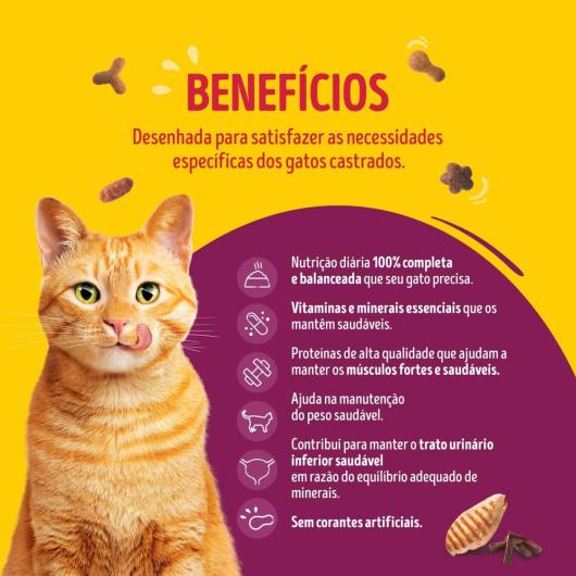 Ração para Gatos Adultos Castrados Mix de Carnes Purina Friskies Pacote 2,5kg - Imagem em destaque