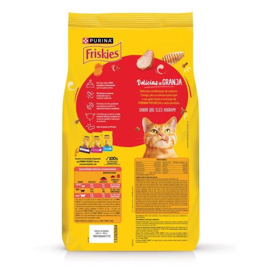 Ração para Gatos Adultos Delícias da Granja Purina Friskies Pacote 2,5kg - Imagem em destaque