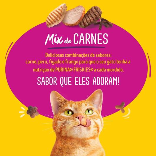 Ração para Gatos Adultos Mix de Carnes Purina Friskies Pacote 2,5kg - Imagem em destaque