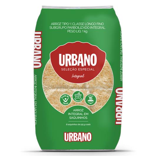 Arroz Parboilizado Integral em Saquinhos Urbano Pacote 8 Unidades 125g Cada - Imagem em destaque