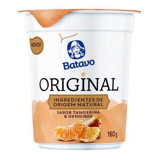 Iogurte Integral Tangerina & Gengibre Batavo Copo 160g - Imagem em destaque