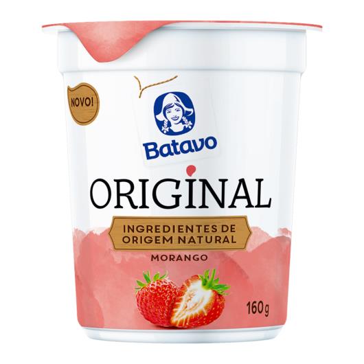 Iogurte Integral Morango Batavo Copo 160g - Imagem em destaque