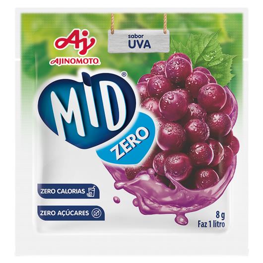 Refresco em Pó Uva Zero Açúcar Mid 8g - Imagem em destaque