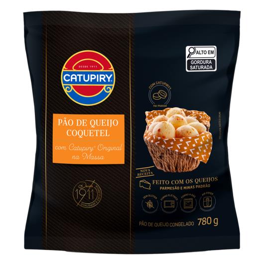 Pão de Queijo Coquetel Catupiry Pacote 780g - Imagem em destaque