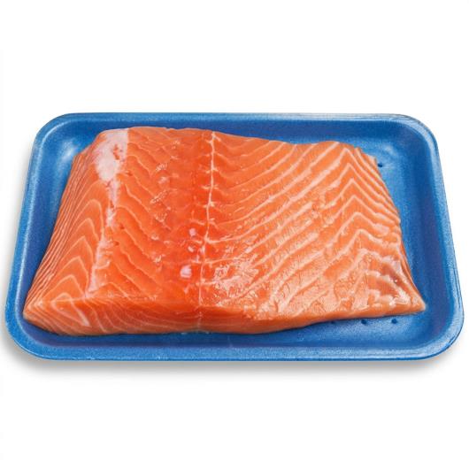 Filé de Salmão com Pele Resfriado Pedaço Bandeja 800g - Imagem em destaque